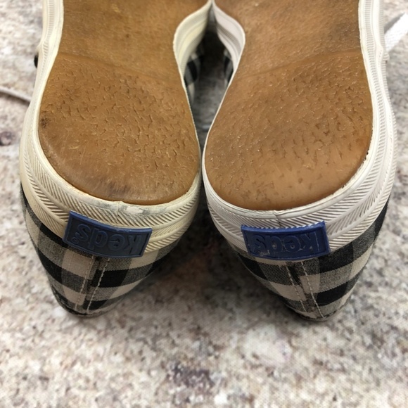 Keds Original Womens Black White Gingham Sneakers - Picture 5 of 7